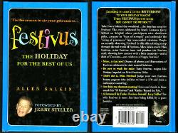 Jerry Stiller SIGNED Festivus HC 1st Ed PSA/DNA AUTOGRAPHED Seinfeld Holiday NEW