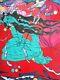 Jiang Tiefeng Emerald Lady Delux Edition Artist Embellished Serigraph -1985