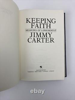 Jimmy Carter Keeping Faith Publisher Deluxe Full Leather SIGNED NUMBERED 1st Ed