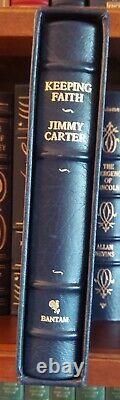 Jimmy Carter Keeping Faith Publisher Deluxe Full Leather Signed Numbered 1st Ed