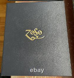 Jimmy Page Signed Zoso Publisher's Deluxe Ed Xiv/xx Book 2010 Genesis Loa Rare