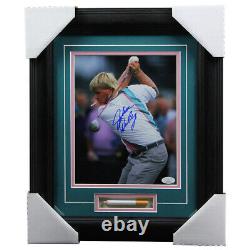 John Daly Autographed Signed Framed Deluxe Smoking Tee Shot withRep Cigarette -JSA