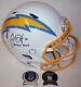 Justin Herbert Hand Signed Riddell Chargers Speed Full Size Deluxe Helmet Bas
