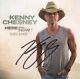 Kenny Chesney Signed Autographed Here And Now Deluxe Cd Insert Booklet