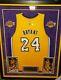 Kobe Bryant Deluxe Framed Autographed Authentic Swingman Jersey With5x Champ (n/r)