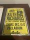 Keith Richards Live At The Palladium Deluxe Boxset Signed Poster Rolling Stones