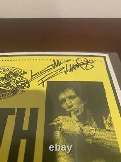 Keith Richards Live At The Palladium Deluxe Boxset SIGNED POSTER Rolling Stones