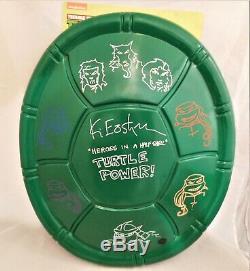 Kevin Eastman Signed Rubies TMNT Deluxe Licensed Turtle Shell with 8 Sketches JSA