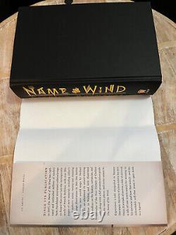 Kingkiller Chronicle, The Name of the Wind By Patrick Rothfuss, Signed Hardcover