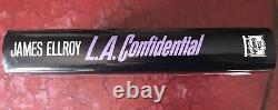 L. A CONFIDENTIAL BY JAMES ELLROY SIGNED & INSCRIBED 1st EDITION 1st PRINTING