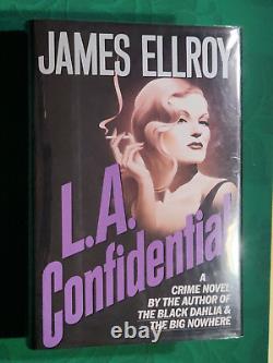 L. A. CONFIDENTIAL SIGNED by James Ellroy 1990 hcdj FIRST EDITION 1st NEW