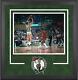 Larry Bird Boston Celtics Deluxe Framed Signed 16 X 20 Vs. Dr J. Photo