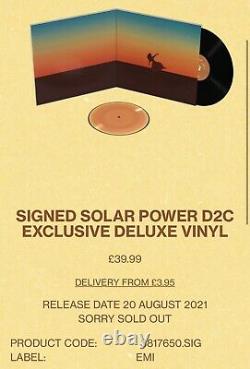 Lorde Signed Solar Power Deluxe Vinyl + 7 Picture Disc PRESALE