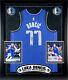 Luka Doncic Signed Autographed Dallas Mavericks Blue Jersey Deluxe Framed Panini