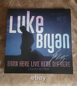 Luke Bryan SIGNED Vinyl Born Here Live Here Die Here Deluxe