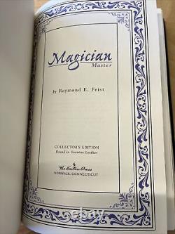 Magician Apprentice & Master by Raymond E. Feist (Easton Press) 2 vol. SIGNED