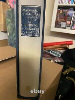 Margaret Thatcher signed The Downing Street years Deluxe edition in original sle