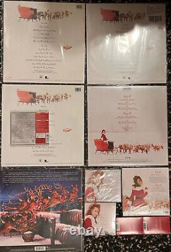 Mariah Carey Christmas lot SNOWFLAKE Vinyl, signed cd, autograph, Japan deluxe