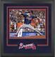 Max Fried Braves Deluxe Frmd Signed 16x20 2021 Ws Champions Pitching Photograph