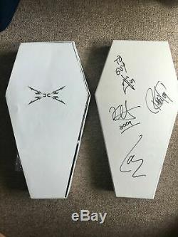 Metallica Fully Signed Death Magnetic Deluxe Coffin X4 Full Coa Roger Epperson