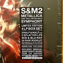 Metallica S&m2 Signed Super Deluxe Box Set Ltd 500 Enter Sandman Sheet! Rare