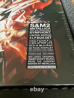 Metallica S&m2 Super Deluxe Box Set With Autographed Sheet Music