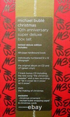 Michael Buble Christmas 10th Anniversary Super Deluxe Box Set Autograph Edition