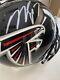Michael Vick Atlanta Falcons Signed Deluxe Replica Full Size Helmet Coa & Photo