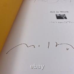 Milton Glaser Art Is Work Hardcover Book SIGNED Limited 1st Edition 1st Print