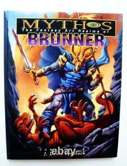 Mythos, Fantasy Art Realms of Brunner, SIGNED, Deluxe Edition Limited 400 Copies