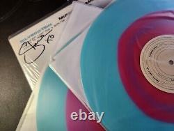 New! Misery Made Me Deluxe by SILVERSTEIN Signed Autographed Pink Blue VINYL 2LP