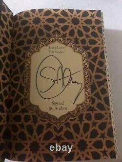 New Signed Fairyloot Daevabad Deluxe Trilogy S. A. Chakraborty With Stenciled Edges
