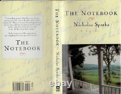 Nicholas Sparks THE NOTEBOOK SIGNED 1ST/7TH PLUS FIRST EDITION 1ST/1ST 2 BOOKS