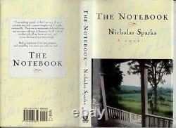 Nicholas Sparks THE NOTEBOOK SIGNED COOL INSCRIPTION FIRST EDITION FIRST PRINT