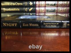 Night SIGNED by ELIE WIESEL New Easton Press Leather Bound Deluxe Limit 1/850