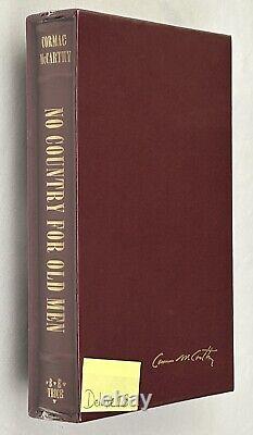 No Country for Old Men by Cormac McCarthy SIGNED 1st DELUXE LIMITED of 75