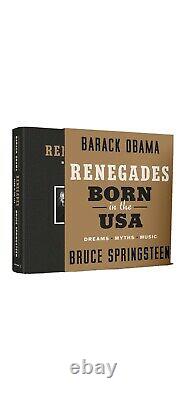 Obama Springsteen Renegades Born in the USA DELUXE SIGNED! SHIPS TODAY
