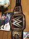 Official Wwe Authentic Deluxe Championship Replica Title Belt Black Signed