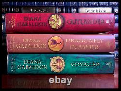 Outlander Anniversary Set ALL 3 SIGNED by DIANA GABALDON New Deluxe Hardbacks
