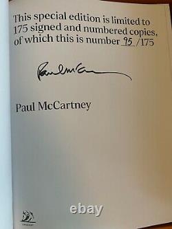 Paul McCartney-SIGNED Numbered Book Beatles The Lyrics Deluxe Limited #95 of 175
