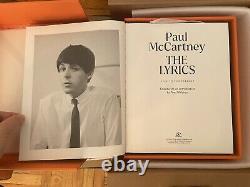Paul McCartney SIGNED The Lyrics 1956 to the Present Deluxe Autographed Limited
