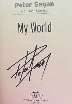 Peter Sagan SIGNED Book'My World' 1/1 HB. Cycling Grand Tour De France Olympics