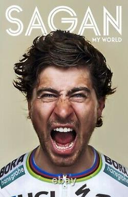 Peter Sagan SIGNED Book'My World' 1/1 HB. Cycling Grand Tour De France Olympics