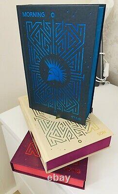 Pierce Brown Red Rising Trilogy SIGNED Fairyloot Deluxe Limited Edition Set