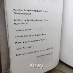 Play Dead by Michael A. Arnzen (Signed, Limited Deluxe, Grim Grimoire Bloodline)