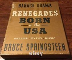 President Barack Obama Bruce Springsteen Signed Renegades Book Deluxe Ed In Hand