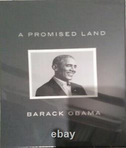 President Barack Obama Signed A PROMISED LAND Sealed Deluxe Edition Book IN HAND