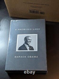 RARE President Barack Obama A PROMISED LAND Deluxe SIGNED 1st Ed Book NEW SEALED
