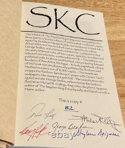 RARE The Stephen King Companion Deluxe Ed. 1st HC Slipcase #'d 84/100 Signed x5