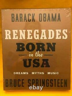 RENEGADES BORN IN THE USA(Deluxe Signed Edition)BARACK Obama-Bruce Springsteen